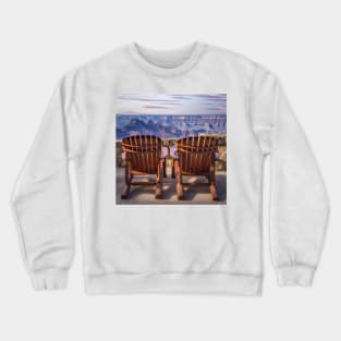 Two Chairs at the Grand Canyon Crewneck Sweatshirt